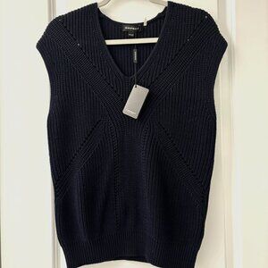 REPEAT Cotton Sweater Vest NWT